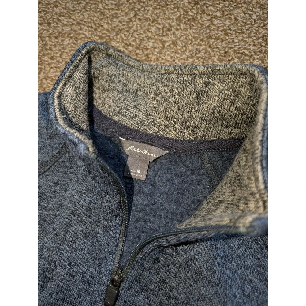 Eddie Bauer Men's Radiator 1/4 Zip Pullover Fleece Sweater Jacket Size Medium
